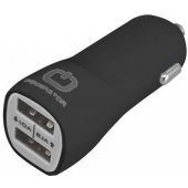 Cargador de coche Plug Powerstar USB Samsung Galaxy Note 10.1 WiFi N8000 NEGRO