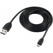 Cable de datos HTC Desire 601 Micro-USB Negro Original